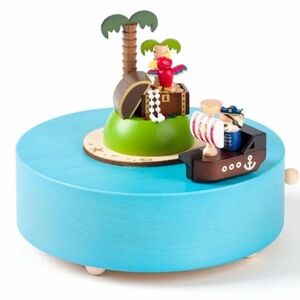Papyrus Treasure Island Musical Box - Blue and Brown
